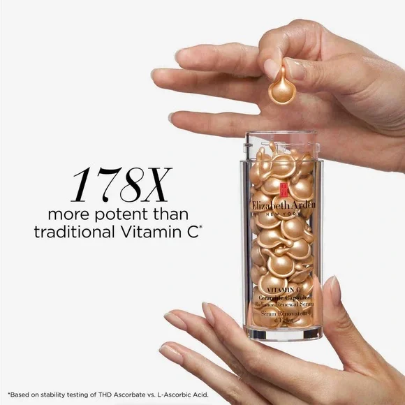Elizabeth Arden VITAMIN C CERAMIDE CAPSULES RADIANCE RENEWAL SERUM 60 capsules - Picture 3 of 12